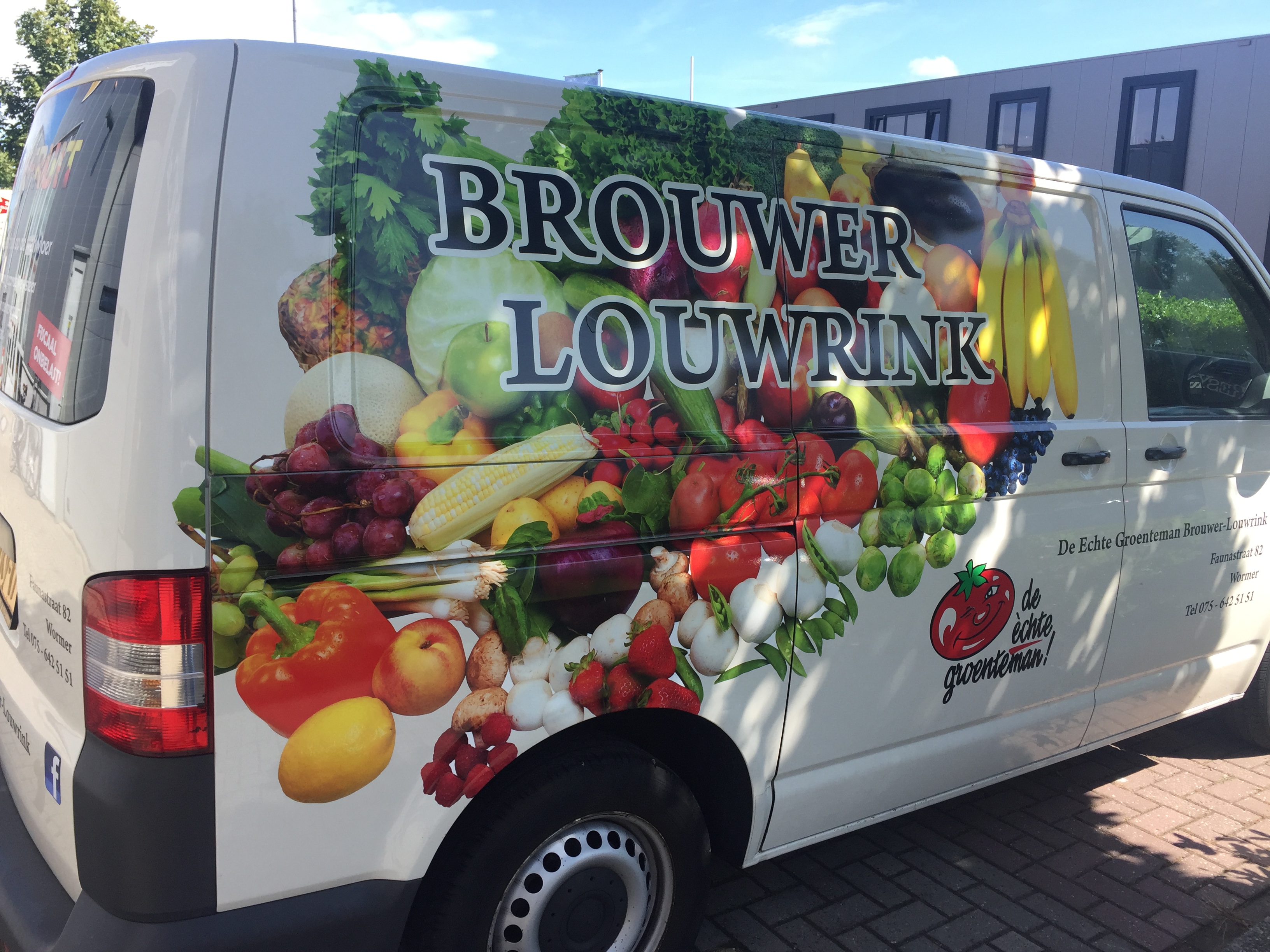 Brouwer autobelettering